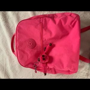 Pink Kipling Large Backpack